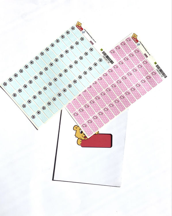 Picture of 1695-STICK ON-NAMETAGS STICKERS SHEET56